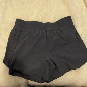 navy blue avia shorts with spandex size large
